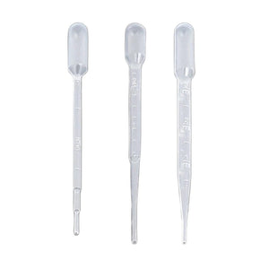 Planet Gates 50pcs Laboratory Pipette Plastic Disposable Transfer Pasteur Pipettes Makeup Tools Eye Dropper Clear Experiment Supplies for Lab
