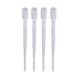 Planet Gates 50pcs Laboratory Pipette Plastic Disposable Transfer Pasteur Pipettes Makeup Tools Eye Dropper Clear Experiment Supplies for Lab