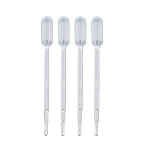 Planet Gates 50pcs Laboratory Pipette Plastic Disposable Transfer Pasteur Pipettes Makeup Tools Eye Dropper Clear Experiment Supplies for Lab