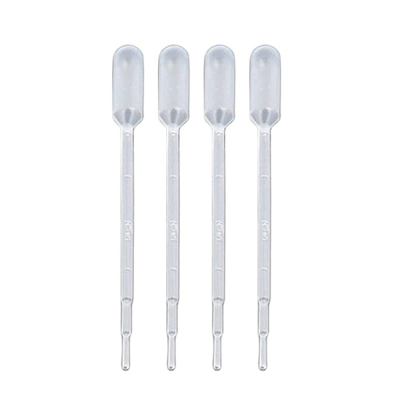 Planet Gates 50pcs Laboratory Pipette Plastic Disposable Transfer Pasteur Pipettes Makeup Tools Eye Dropper Clear Experiment Supplies for Lab