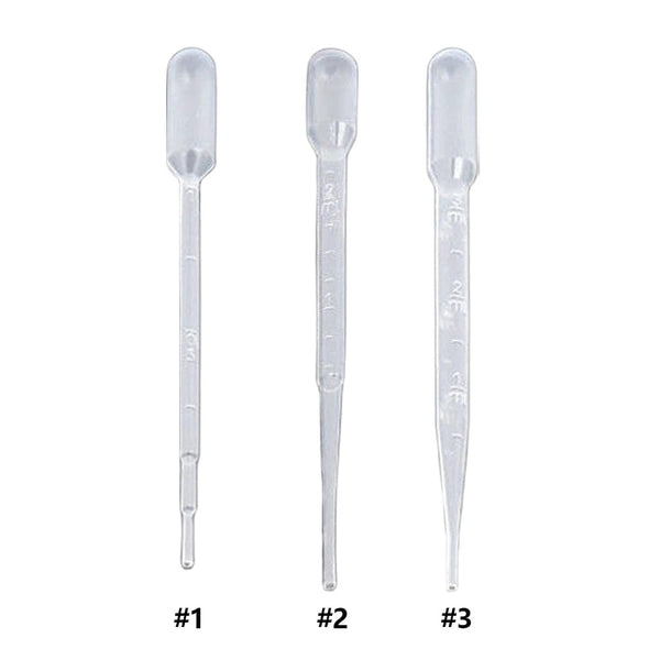 Planet Gates 50pcs Laboratory Pipette Plastic Disposable Transfer Pasteur Pipettes Makeup Tools Eye Dropper Clear Experiment Supplies for Lab