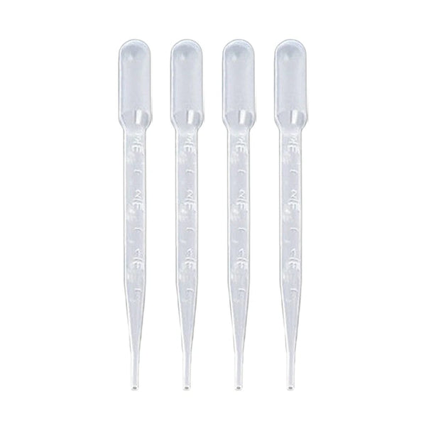 Planet Gates 50pcs Laboratory Pipette Plastic Disposable Transfer Pasteur Pipettes Makeup Tools Eye Dropper Clear Experiment Supplies for Lab