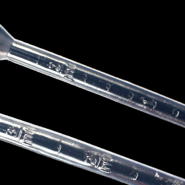 Planet Gates 50pcs Laboratory Pipette Plastic Disposable Transfer Pasteur Pipettes Makeup Tools Eye Dropper Clear Experiment Supplies for Lab