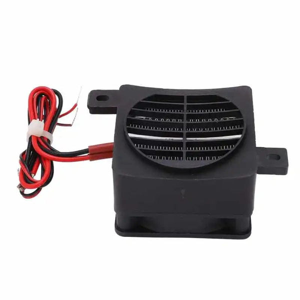 Planet Gates 50W 12V DC Fan Heater Mini PTC Electric Heater 30S Fast Ceramic Air Heater with PA66 High Temperature Resistant Nylon Shell