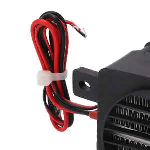 Planet Gates 50W 12V DC Fan Heater Mini PTC Electric Heater 30S Fast Ceramic Air Heater with PA66 High Temperature Resistant Nylon Shell