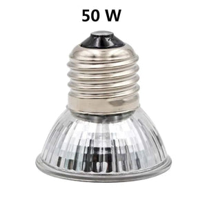 Planet Gates 50W Reptile Lamp 25/50/75W UVA+UVB 3.0 Pet Heat Lamp Bulb Turtle Basking UV Light Bulbs Amphibians Lizards Temperature Controller
