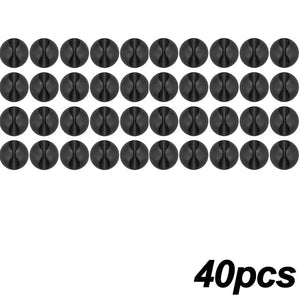 Planet Gates 50x White 5/50Pcs Mini Cable Winder Organizer USB Charging Cable Clips Desk Tidy Organiser Wire Cord Holder Protectors In Home Office Car