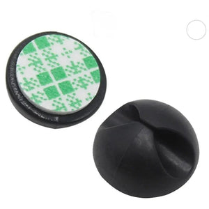 Planet Gates 50x White 5/50Pcs Mini Cable Winder Organizer USB Charging Cable Clips Desk Tidy Organiser Wire Cord Holder Protectors In Home Office Car