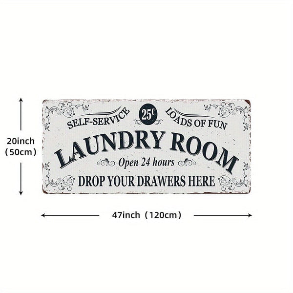 Planet Gates 50x120cm(20x47in) 1pc Waterproof Laundry Room Runner Rug - Non-Slip, Dirt-Resistant, Machine Washable, Entrance Doormat, Kitchen, Living Room, Laundry, Bathroom - 24x71in