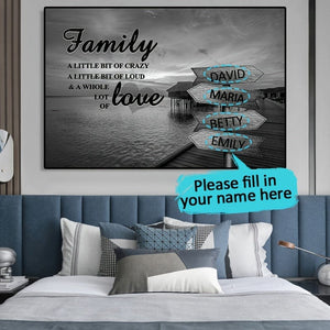 Planet Gates 50x70cm/19.7x27.6in No Frame 1pc Unframed Personalized Family Names Canvas Poster Wall Art, Custom Name Street Sign Poster For Home Decor, Canvas Prints For Living Room Bedroom Kitchen Decor, Perfect Gift And Decoration