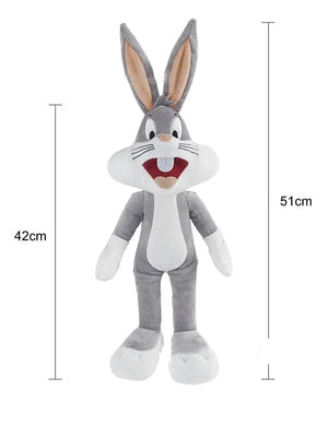Planet Gates 51cm bunny / CHINA / Original Free Shipping Looney Tunes Bugs Bunny Plush Toy Tweety Bird Lola Bunny Anime Cartoon Movie Plushies Stuffed Doll Toys Gift