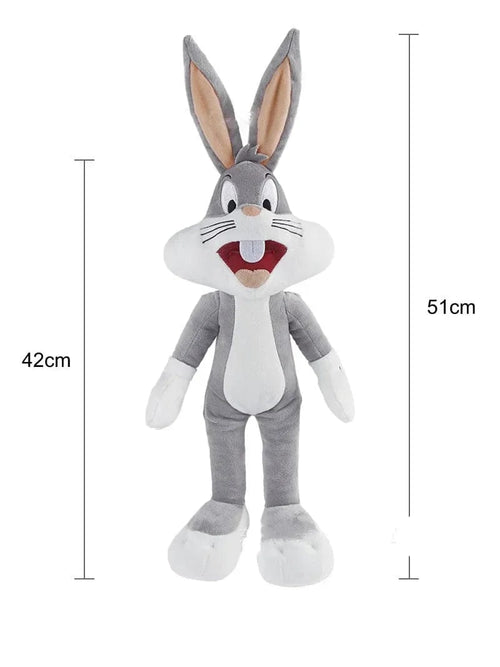 Planet Gates 51cm bunny / CHINA / Original Free Shipping Looney Tunes Bugs Bunny Plush Toy Tweety Bird Lola Bunny Anime Cartoon Movie Plushies Stuffed Doll Toys Gift