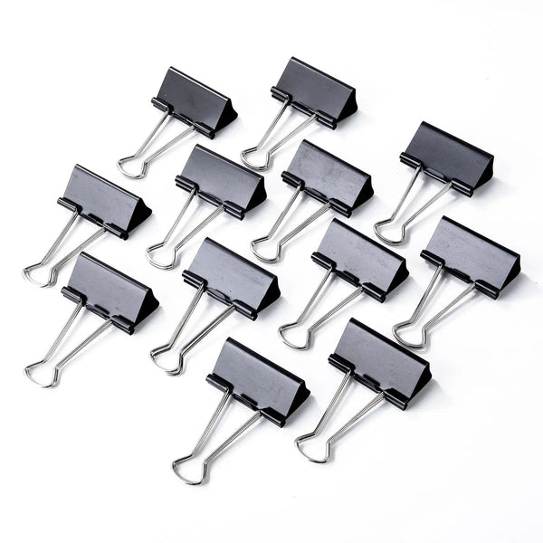 Planet Gates 51mm Deli 1box 51mm Effortless Binder Clip Clamps Long Tail Clip Combination Folder Bookmark Paper Ticket Clip School Office Supplies