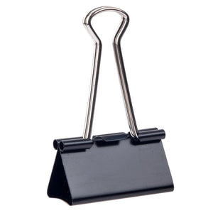 Planet Gates 51mm Deli 1box 51mm Effortless Binder Clip Clamps Long Tail Clip Combination Folder Bookmark Paper Ticket Clip School Office Supplies