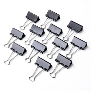 Planet Gates 51mm Deli 1box 51mm Effortless Binder Clip Clamps Long Tail Clip Combination Folder Bookmark Paper Ticket Clip School Office Supplies