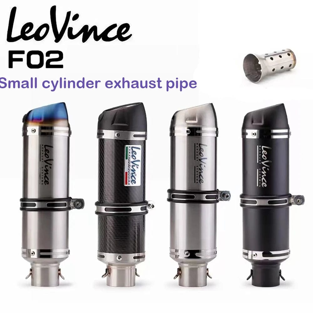 Planet Gates 51mm Motorcycle Exhaust Muffler Pipe LeoVince Escape Moto With DB Killer for Z1000 Z900 GSR600 FZ6N R1 R6 R3