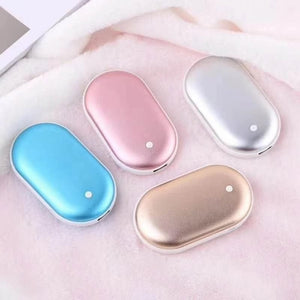 Planet Gates 5200mAh Hand Warmer Power Bank 2 In 1 USB Rechargeable Handy Warmers Winter Handheld Warmers Heater Electric Heater Warmer