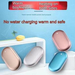 Planet Gates 5200mAh Hand Warmer Power Bank 2 In 1 USB Rechargeable Handy Warmers Winter Handheld Warmers Heater Electric Heater Warmer