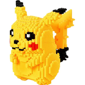 Planet Gates 5210pcs 5210pcs Anime Pokemon Pikachu Diamond Micro Building Blocks Games Model  Mini Bricks Figure Difficult Decompression Toys Gift
