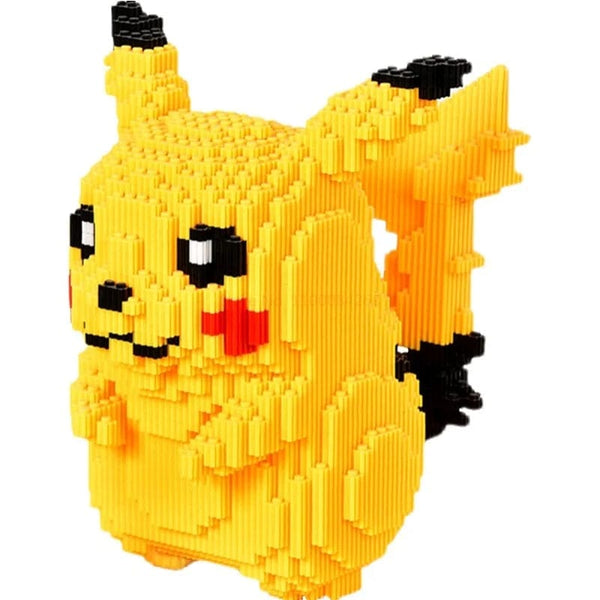 Planet Gates 5210pcs 5210pcs Anime Pokemon Pikachu Diamond Micro Building Blocks Games Model  Mini Bricks Figure Difficult Decompression Toys Gift
