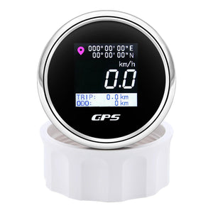 Planet Gates 52mm Digital GPS Speedometer TFT Screen Waterproof Odometer adjust Mph Knot Km/h Speed Gauge For Boat Car Motor Yacht 12V 24V