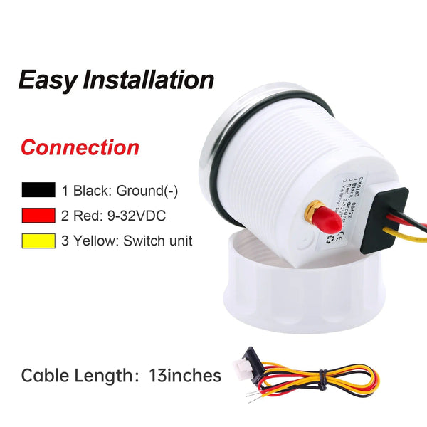 Planet Gates 52mm Digital GPS Speedometer TFT Screen Waterproof Odometer adjust Mph Knot Km/h Speed Gauge For Boat Car Motor Yacht 12V 24V