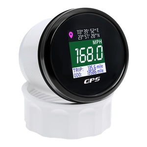 Planet Gates 52mm Digital GPS Speedometer TFT Screen Waterproof Odometer adjust Mph Knot Km/h Speed Gauge For Boat Car Motor Yacht 12V 24V