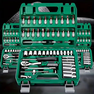 Planet Gates 53pcs/set 53pcs/set Car Repair Kit Tools, Car Repair Machine Repair Quick Ratchet Wrench Set, And Car Repair Tools
