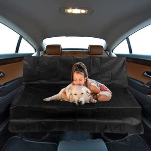 Planet Gates 55.12 x 53.15inches / Black Waterproof Pet Dog Car Seat Cover Protector Foldable Heavy Duty Pet Dog Hammock Car Seat Cover Waterproof Scratchproof Nonslip