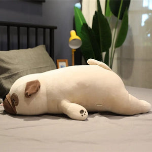 Planet Gates 55cm-90cm Cute Animal Kawaii Pug Dog Plush Toys Sleep Pillow Kids Christmas Birthday Gift Child Girl Xmas Valentine's Gift