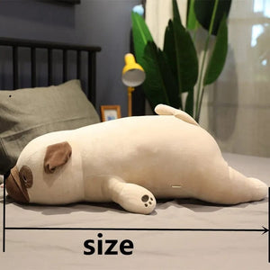 Planet Gates 55cm-90cm Cute Animal Kawaii Pug Dog Plush Toys Sleep Pillow Kids Christmas Birthday Gift Child Girl Xmas Valentine's Gift