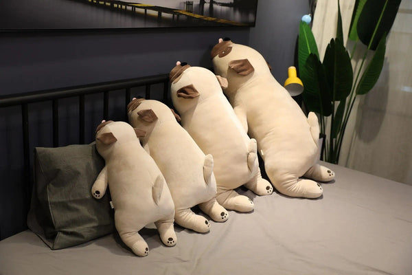Planet Gates 55cm-90cm Cute Animal Kawaii Pug Dog Plush Toys Sleep Pillow Kids Christmas Birthday Gift Child Girl Xmas Valentine's Gift