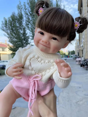 Planet Gates 55CM NPK 55CM Raya Full Body Soft Silicone Reborn Toddler girl with Doll Lifelike Soft Touch High Quality Doll Gifts for Child