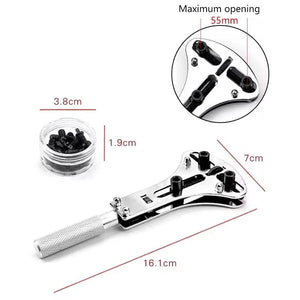 Planet Gates 55mm Watch Repair Tools Wrist Watch Case Opener Adjustable Screw Back Remover Wrench Repair Tool Claw Watch Repair Tools Case Opener