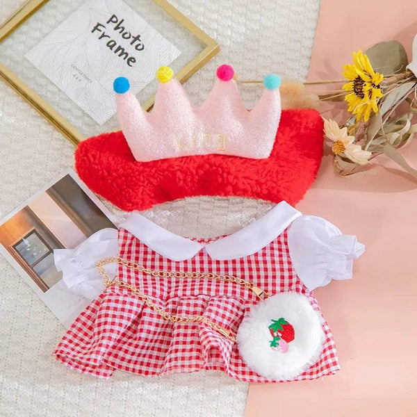 Planet Gates 57 / for 30cm duck 30cm Stuffed Dolls Accessories LaLafanfan Cafe Duck Dog with Clothes Plush Toy Cartoon Hoodie Clothing Hair Band Kids Girls Gift