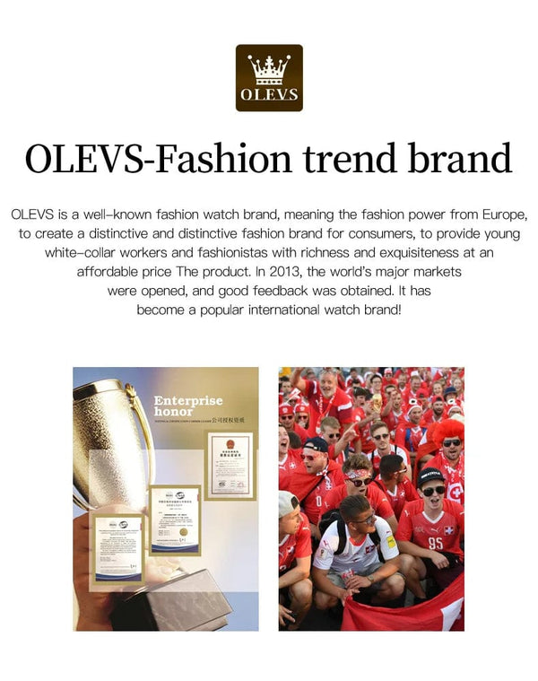 Planet Gates 5885 Gold green / No OLEVS Top Original Men Quartz Watch Green Waterproof Watch for Men Stainless Steel Quartz Men Luxury Watch Luminous Wristwatch