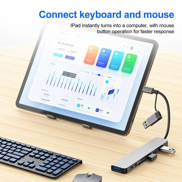 Planet Gates 5Gbps USB 3.0 HUB USB C HUB USB C Docking Station High Speed Transmission OTG Adapter Splitter TYPE-C HUB For Laptop Macbook