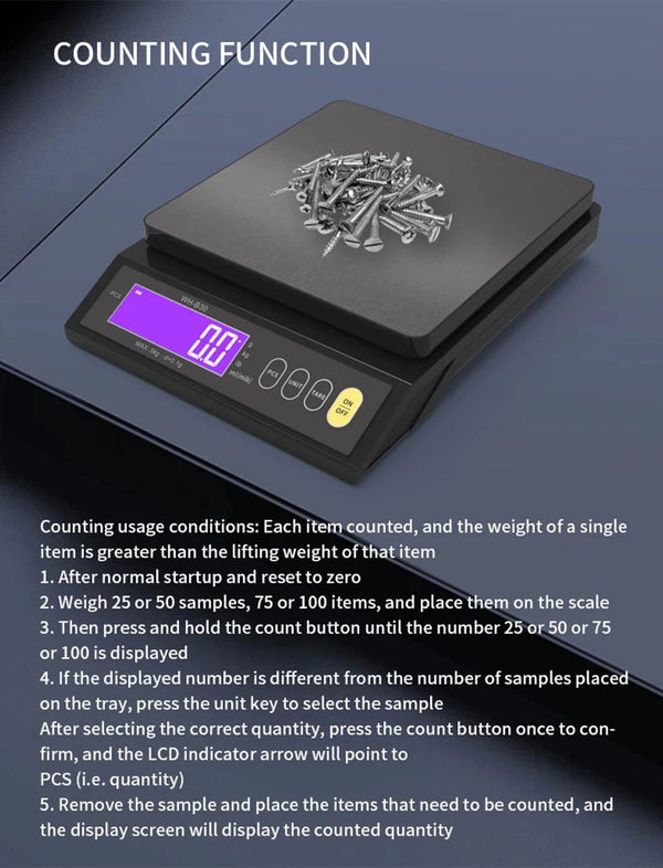 Planet Gates 5kg/0.1g 10kg/1g Digital Electronic Kitchen Scale LCD Display Fully Waterproof Stainless Steel Measuring Weighing Baking Tool
