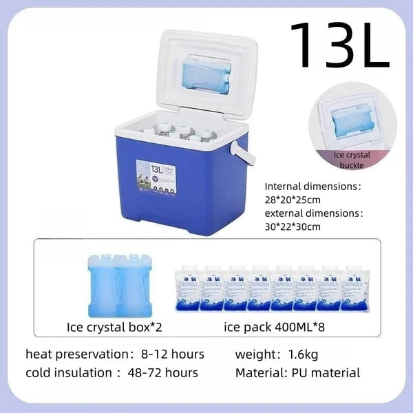 Planet Gates 5L/8L/13L/26L Refrigerator Freezer Mini Fridge Car Ice Bucket Drink Cooler Heat and Cold Preservation for Outdoor Camping