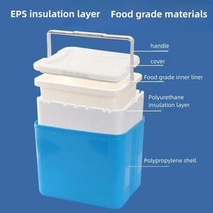 Planet Gates 5L/8L/13L/26L Refrigerator Freezer Mini Fridge Car Ice Bucket Drink Cooler Heat and Cold Preservation for Outdoor Camping