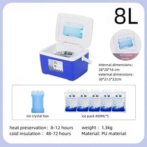Planet Gates 5L/8L/13L/26L Refrigerator Freezer Mini Fridge Car Ice Bucket Drink Cooler Heat and Cold Preservation for Outdoor Camping