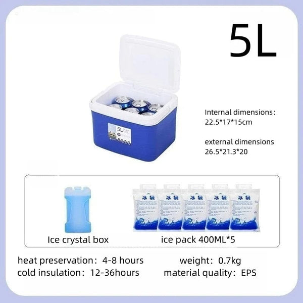 Planet Gates 5L/8L/13L/26L Refrigerator Freezer Mini Fridge Car Ice Bucket Drink Cooler Heat and Cold Preservation for Outdoor Camping