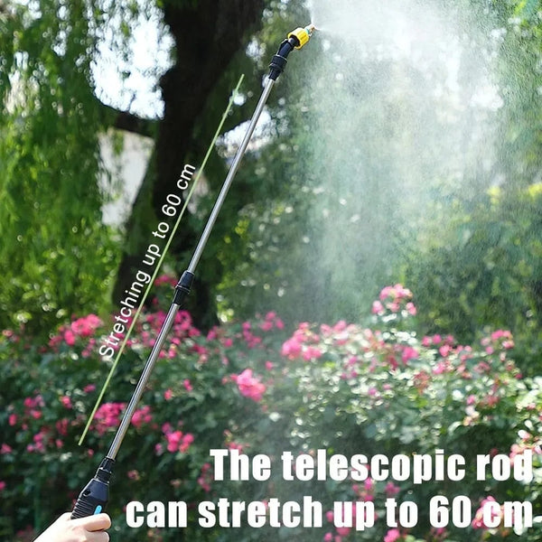 Planet Gates 5L Electric Green Shoulder Style Electric Sprayer 5L Watering Can With Spray Gun Automatic Garden Plant Mister USB Rechargeable Irrigation Tool