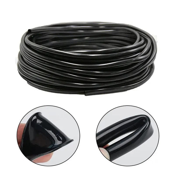 Planet Gates 5m / Black 5m Black Drip Irrigation Hose Perfect for DIY Garden Irrigation System Or as Blank Distribution Tubing for Any Garden