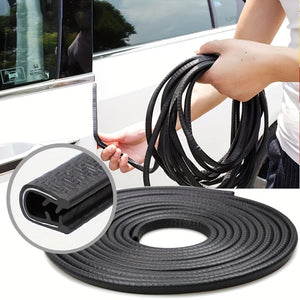 Planet Gates 5m Car Door Seal Edge Protector Auto Sealing Tape Strips Guard Trim Automobiles Door Trunk Stickers Decorative Seal For Cars