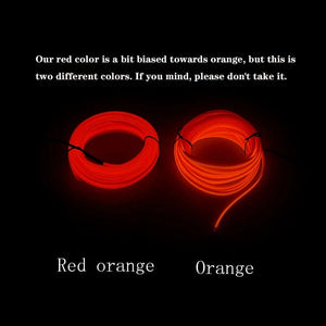 Planet Gates 5m Car Interior Atmosphere Lighting LED Strip 5V DIY Flexible EL Neon Cold Light Line Tube With USB Auto Decoration Ambient Lamp