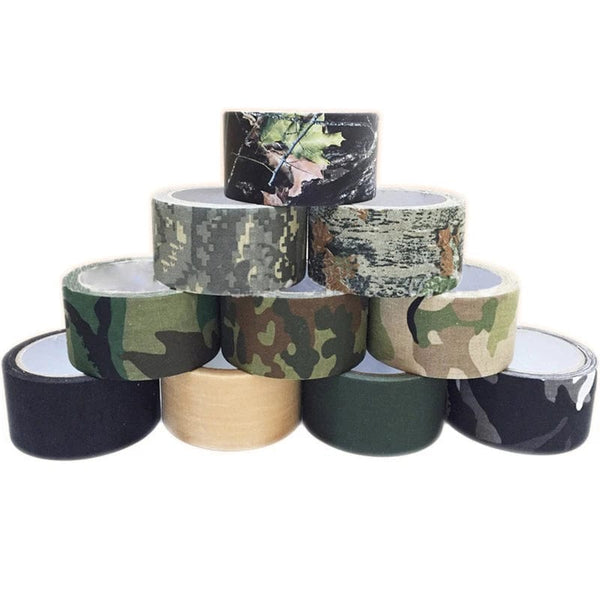 Planet Gates 5M Outdoor Duct Camouflage Tape WRAP Hunting Waterproof Adhesive Camo Tape Stealth Bandage Military 0.05m x 5m /2inchx196inch