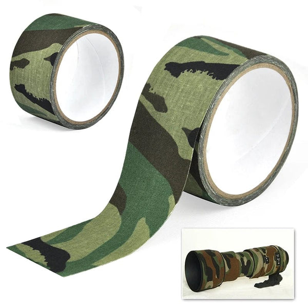 Planet Gates 5M Outdoor Duct Camouflage Tape WRAP Hunting Waterproof Adhesive Camo Tape Stealth Bandage Military 0.05m x 5m /2inchx196inch