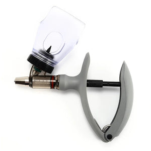 Planet Gates 5ml Automatic Veterinary Continuous Syringe Animal Injection Adjustable Vaccine Syringe for Livestock Bird Cattle Sheep Veterinarian