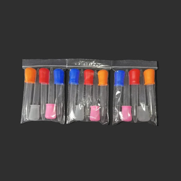 Planet Gates 5ML Clear Silicone Pipette Plastic Baby Medicine Dropper Spoon Pipette Liquid Food Dropper Burette 10 Colors